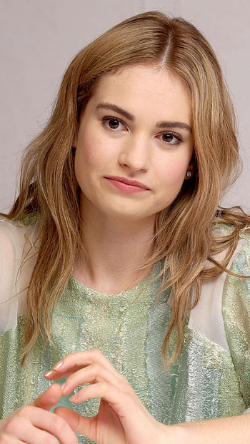 Lily James, Lily James Hollywood Heroine HD phone wallpaper