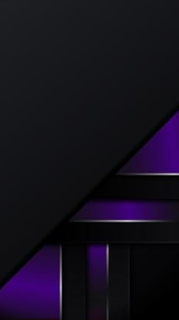 amoled neon black line, digital, tech, material, modern, dark, geometric, gamer, purple, abstract, tint HD phone wallpaper