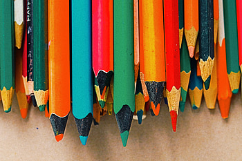 Miscellanea, Miscellaneous, Multicolored, Motley, Colored Pencils, Imprisoned, Colour Pencils, Set, Cloistered HD wallpaper