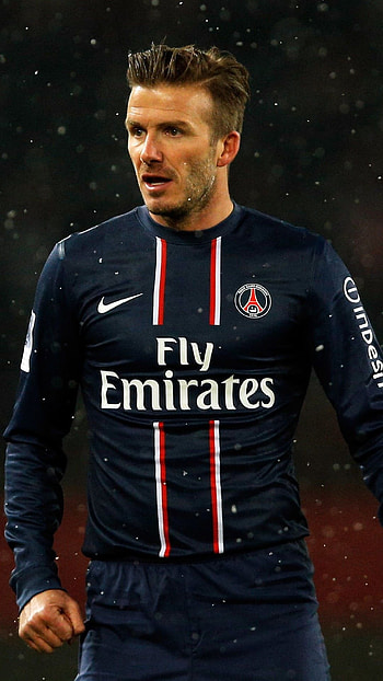 David Beckham, Footballer, Blue Fly Emirates jersey HD phone wallpaper