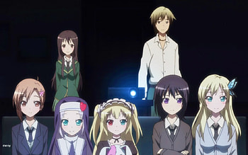 Boku Ha Tomodachi Ga Sukenai, comedy, slice of life, kodaka, boku, tomodachi, sukenai, ga, ha, anime, mesy, nime, wa HD wallpaper