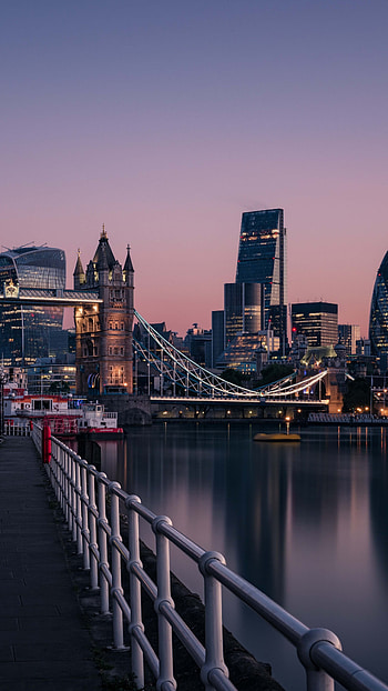 London England, Tower Bridge, Thames river, Urban HD phone wallpaper