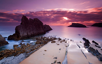 Nature, Stones, Sea, Sand, Shore, Bank, Smooth, Surface HD wallpaper