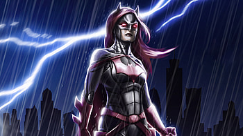 Batwoman Katekane , batwoman, superheroes, artist, artwork, digital-art, deviantart HD wallpaper