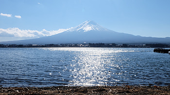 Lake Kawaguchi, Mount Fuji HD wallpaper