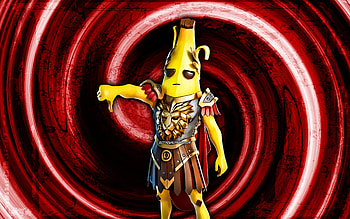 Potassius Peels, red grunge background, Fortnite, vortex, Fortnite characters, Potassius Peels Skin, Fortnite Battle Royale, Potassius Peels Fortnite HD wallpaper