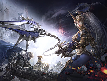 Fantasy girl, blue, girl, fantasy, ddojanyang HD wallpaper