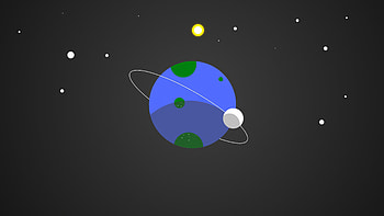 Blue Planet, Earth, space, digital art HD wallpaper