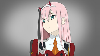 Curious, cute, zero two, looking away, Darling in the franxx HD wallpaper