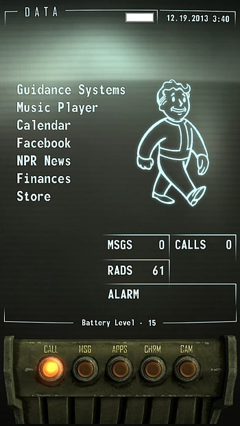Smart Pipboy Skin (Fallout) HD phone wallpaper