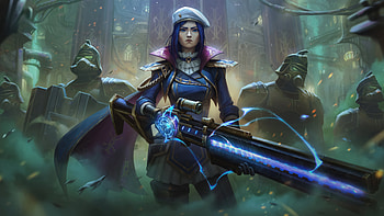 Caitlyn’s Vigil: Arcane Season 2, Caitlyn (League Of Legends) HD wallpaper