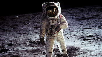 Neil Armstrong, Lunar module, , Backgrounds HD wallpaper