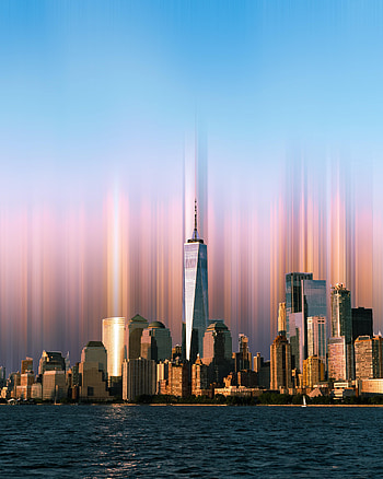 Cities, City, Building, Coast, Blur, Smooth, Illusion HD phone wallpaper