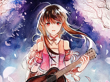 Yuezheng Ling, Vocaloid, violin, artwork HD wallpaper