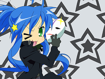 Lucky Star Darker Than Black, lucky star, darker than black, hei, konata izumi HD wallpaper