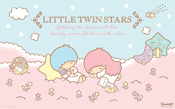 Little Twin Stars Nap-time Star Flowers, Anime, Little Twin Stars, sanrio HD wallpaper