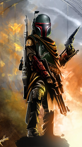 Boba Fett, Mandalorian, Boba Fett Mandalorian HD phone wallpaper
