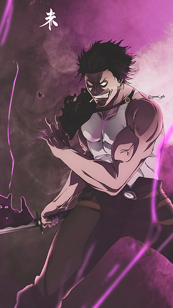 Yami, magenta, art, asta, Noelle, Black Clover HD phone wallpaper