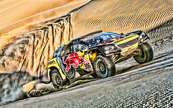 Peugeot 3008 DKR Dakar, Rally Raid HD wallpaper