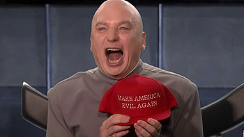 Dr. Evil, Running for congress, Make America Evil Again, Geektyrant HD wallpaper