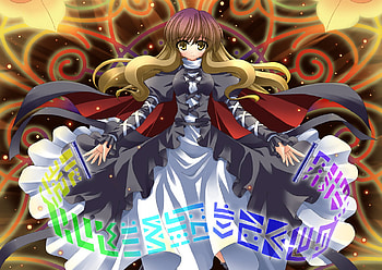 Byakuren Hijiri, undefined fantastic object, touhou, girl, long hair, dress HD wallpaper