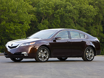 Auto, Trees, Acura, Cars, Side View, Style, Akura, 2008, Tl, Burgundy, Vinous HD wallpaper