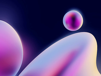 Fluid, gradient pink, abstract HD wallpaper