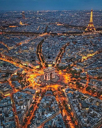Paris, horizon, city HD phone wallpaper