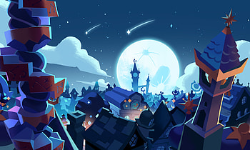 Cookie Run: Kingdom – Enchanting Nightscape Adventure, video game, COOKIE RUN: KINGDOM HD wallpaper