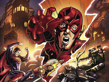 Comics, Injustice: Gods Among Us, Superman, Barry Allen, Batman, Flash, Green Arrow, Wonder Woman HD wallpaper