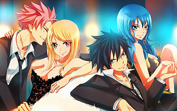 Dragneel, Lucy Heartfilia, Gray Fullbuster, Fairy Tail HD wallpaper