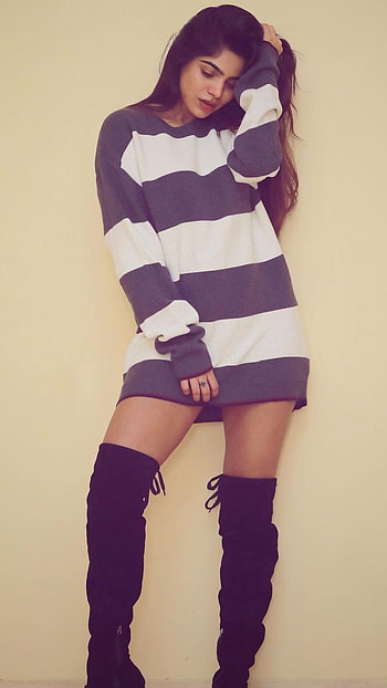 Divyabharathi, knee-high_boot, hair HD phone wallpaper
