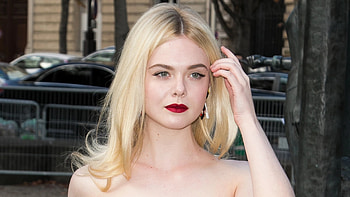 Elle Fanning, Floral gown, Fashion inspiration, Stunning red carpet look HD wallpaper