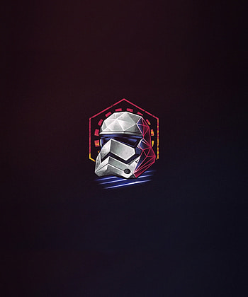Minimal, Star Wars, stormtrooper, helmet, artwork HD phone wallpaper