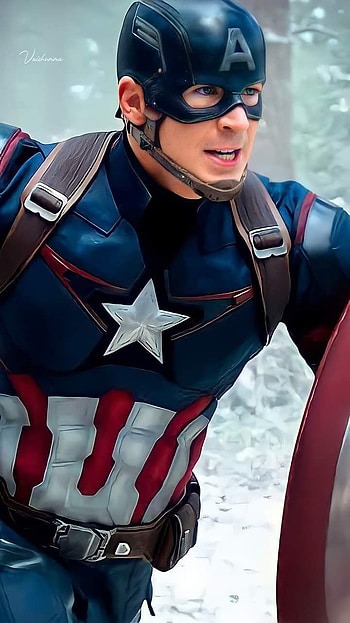 Captain America, Hero, avenger HD phone wallpaper