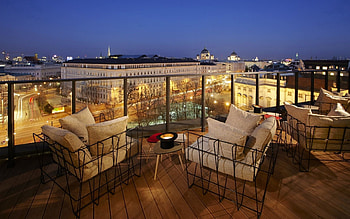 Interior, Miscellanea, Miscellaneous, Veranda, City View, View Of The City HD wallpaper