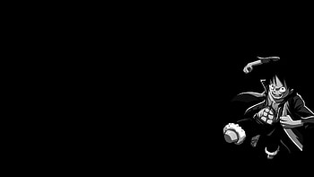 One Piece Black And White, Dark Luffy HD wallpaper