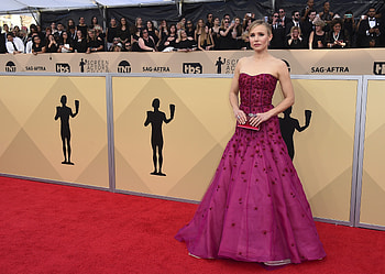 SAG Awards, Black strapless jumpsuit, Women's fashion HD wallpaper