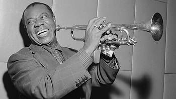 Louis Armstrong, Music fanart, Legendary trumpeter, Jazz great HD wallpaper