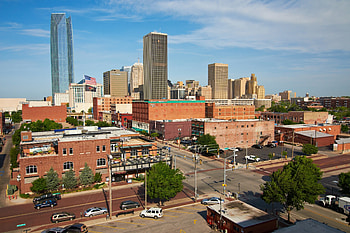 Oklahoma City Skyline, Houston learn, Mid-sized towns, Oklahoma City travel HD wallpaper