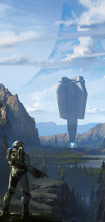 Art of Halo Infinite, Halo_Series, concept_art, Halo_Infinite HD phone wallpaper