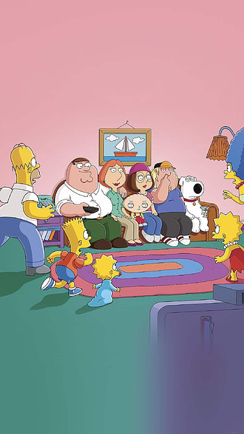 The Simpsons Guy, Family Guy HD phone wallpaper