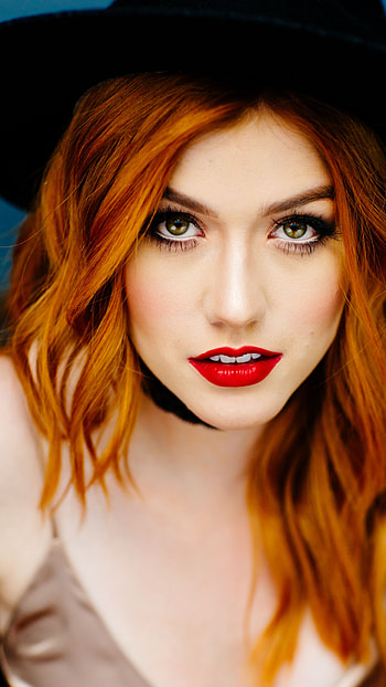 Katerina McNamara, hollywood actress, model, closeup HD phone wallpaper
