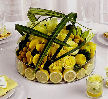 fruit and flower decoration, fruit, decoration, , flower HD wallpaper