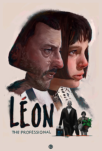 Leon movie poster, Pop art style, Retro vintage, Home decoration HD phone wallpaper