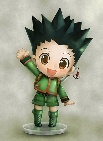 Gon css, Black-haired hero, Brown-eyed protagonist, Hunter x Hunter Nendoroid HD phone wallpaper