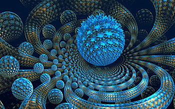 Abstract, Circles, Form, Immersion, Convex HD wallpaper