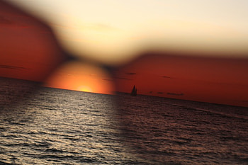 Sunglasses , sailboat, sunglasses, lake, sunset HD wallpaper