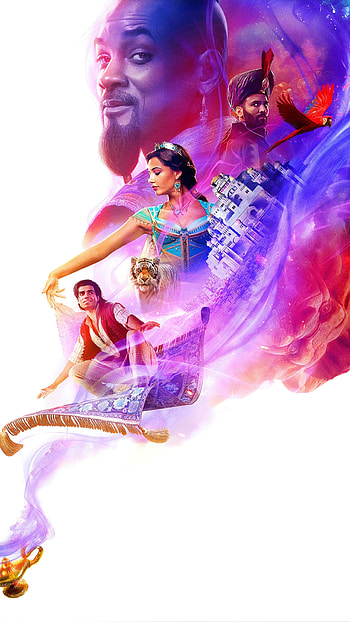 Aladdin 2019, Characters HD phone wallpaper