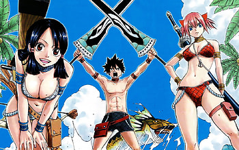 Monster Hunter, bikini, girls, anime, beach HD wallpaper